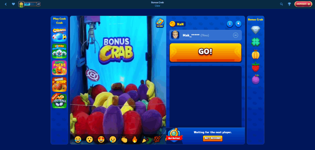 AquaWin Bonus Crab promotion